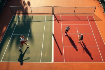 Czym się różni mecz singla od debla w tenisie ziemnym