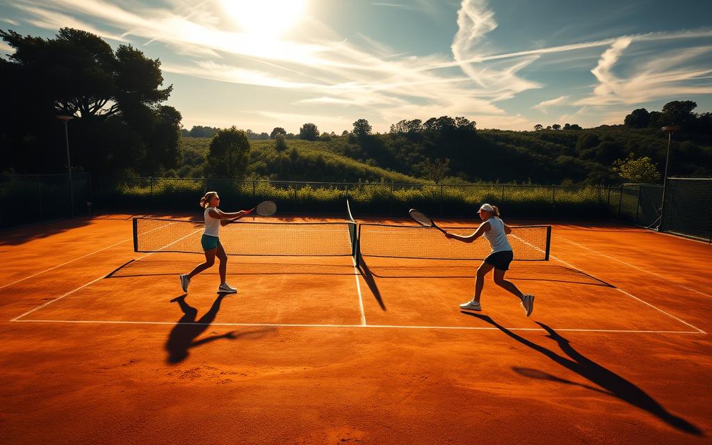 podwójny tenis ziemny
